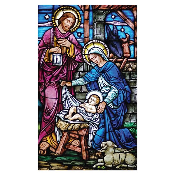 Christian Brands Christmas Banner, 5-Foot, Satin Polyester
