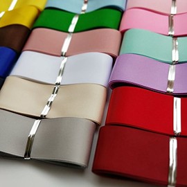Chenkou Craft 20Yards 1" 25MM Double Face Polyester Satin Ribbon 20 Colors Assorted Bulk Lots Mix