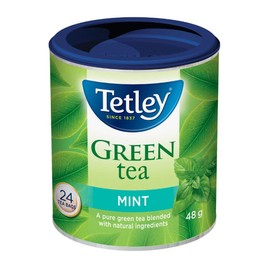 Tetley Tea Mint Green Tea, 24-Count