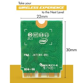 HighZer0 Electronics HighZer0 Electronics AC 9560 CNVio Legacy WiFi Adapter for PC | WiFi 5 Dual Band 802.11ac | Up to 1.73 Gbps | Supports Bluetooth 5.1 Windows & Linux | Requires 8-9th Gen Intel CPU | 9560NGW