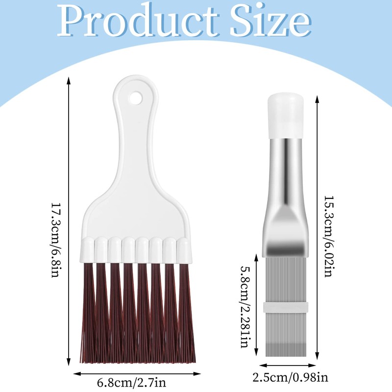 Pimoys 3 in 1 Set Air Conditioner Condenser Fin Comb,