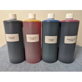 For HP PREMIUM COMPATIBLE BULK INK REFILL FOR HP Pagewide PRINTERS C-Y-M-K 4,000ML