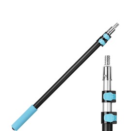 Bates- Extension Pole, 2.4 to 6 Ft Pole, Black & Blue, ‎Telescoping Pole, Extendable Pole, Telescopic Pole, Paint Pole, Paint Roller Extension Pole, Paint Extension Pole, Telescopic Poles