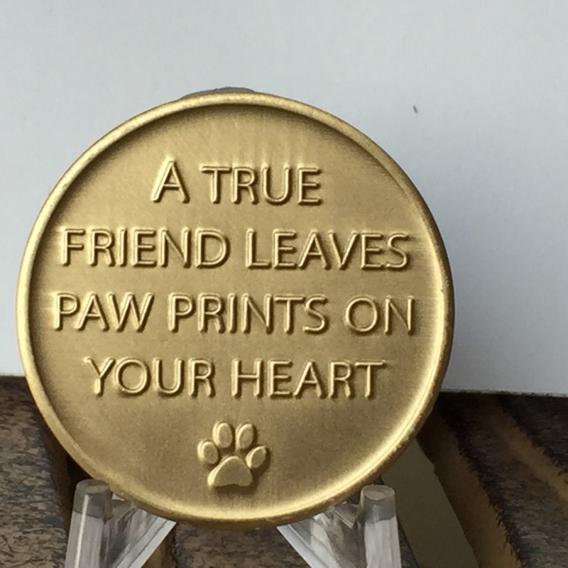 RecoveryChip Dog Memorial Always Remembered Forever Loved - Paw Prints
