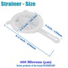 Kitchen Ultra-Fine Nylon Mesh Strainer Food Yogurt Mesh Sieve Plastic