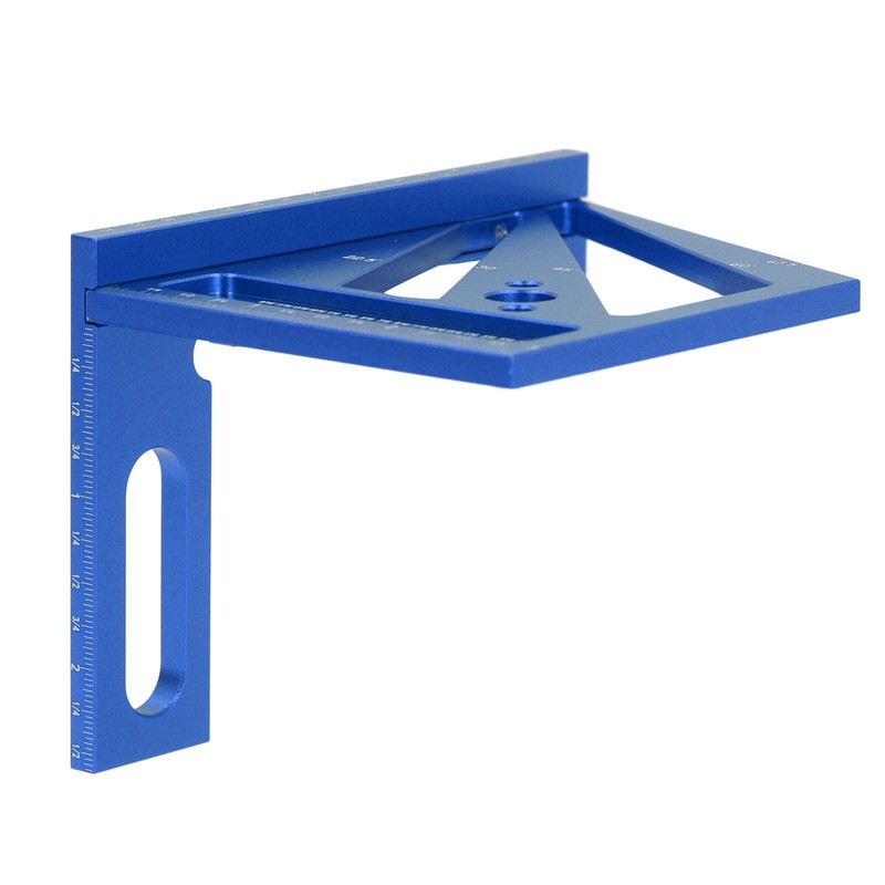 Woodworking Ruler Multifunctional Angle Measuring Ruler Aluminum Alloy Square Tool
