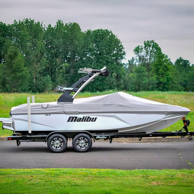 Sebnux Galvanized Steel Adjustable Boat Trailer Guide with PVC Pipes
