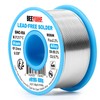 BEEYUIHF Solder Wire, Lead-Free, Sn99.3 Cu0.7 Solder with Flux, Electronic Solder Wire with Rosin Core (1.0 mm, 100 g)