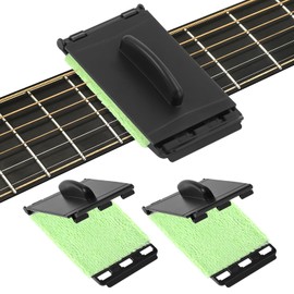 2 PCS Guitar String Cleaner, Fretboard Care Kit for Guitar, Electric Guitar Cleaning Maintenance Accessories for Violin/Bass/Ukulele/Electric Guitars and Other Musical Instruments