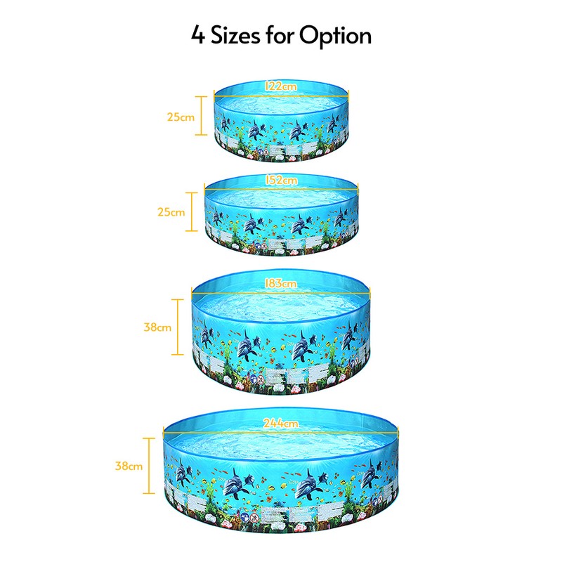 122 * 25cm/ 48 * 9.8in Outdoor Children Swimming Pool