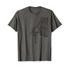 Bouldering Rock Climber Nature Sport Drawing Climbing T-Shirt