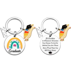 Class Of 2026 Graduation Gifts For Her Him Middle High School College Graduate Keychains For 2026 High School University Graduation Gifts For Women Senior College Student Motivational Gift