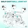 Ball Joint Kit,Set of (3) Tie Rod End with grease