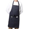 Classic Home Store 100% Cotton Denim Bib Apron Split Pocket