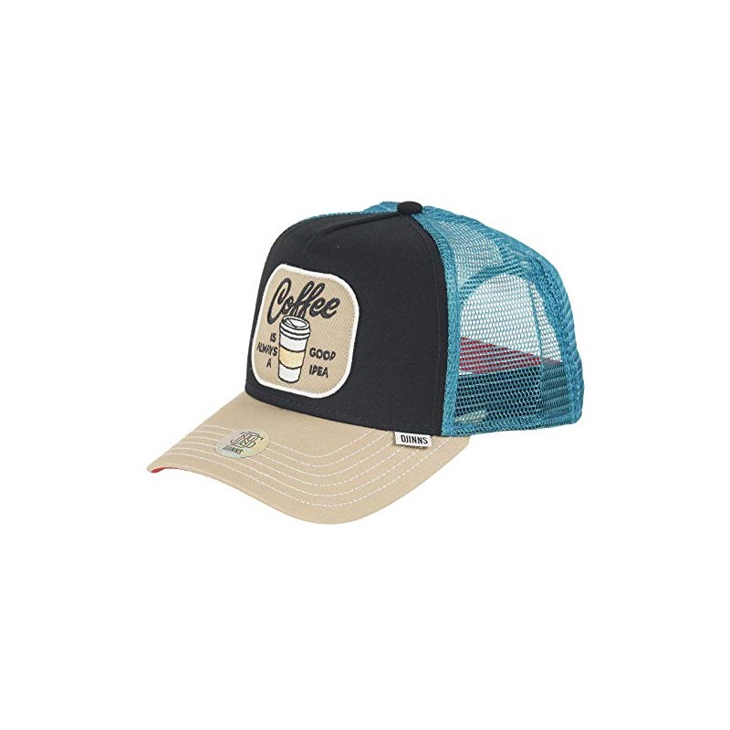 Djinns Trucker Cap Food Coffee Black/Red, Black/Turquoise