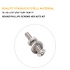binifiMux 110pcs 10-32 Pan Phillips Screws Hex Nuts Flat Washers