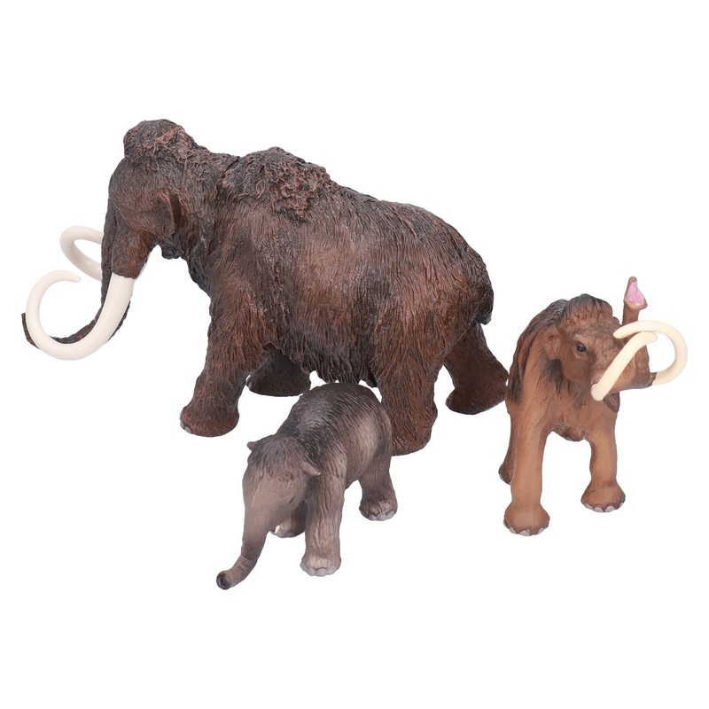 Mammoth Model Simulated Figurine Realistic Plastic Mammoth Toys for Animal