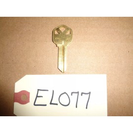 Kwikset KW1 Brass Key Blank  Uncut Made in the USA - Quantity 2 - EL077