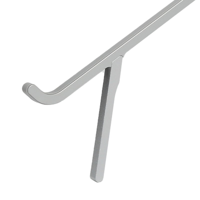 Laptop Stand Aluminium Tablet Riser Foldable Portable Notebook Holder Silver