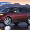 Window Rain Guards Shield for 2007-2013 Acura MDX, Window Vent