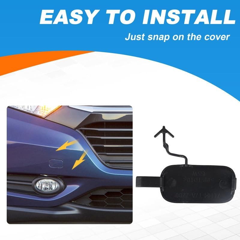CZShiYue Car Front Bumper Tow Hook Cover Cap Towing Eye