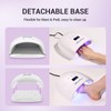 Melodysusie UV Nail Lamp, Plus30T UV Light for Gel Nails