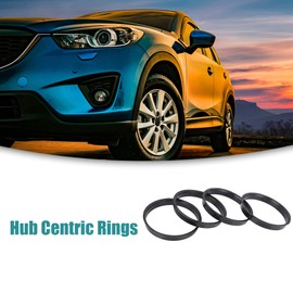 ACROPIX 73.1 to 70.3mm Hub Centric Rings Black - Pack of 4