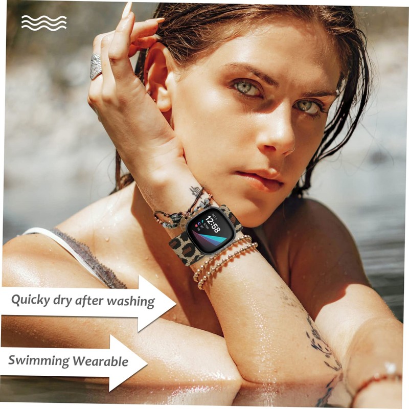 BIUDECO Weaving Wrist Strap Replacement Watch Band for Sense Bracelet