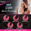 SOL 5pk Hair Brush Set for Women - Paddle, Round