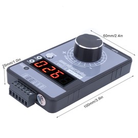 Voltage Current Generator, 0‑10V 0‑22mA Adjustable Function Generator with 4-Digit Display, Current Voltage Analog Generator, for PLC and Panel Debugging