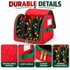 Christmas Lights Storage Bag with U-Shaped Zipper, Oxford Fabric Holiday