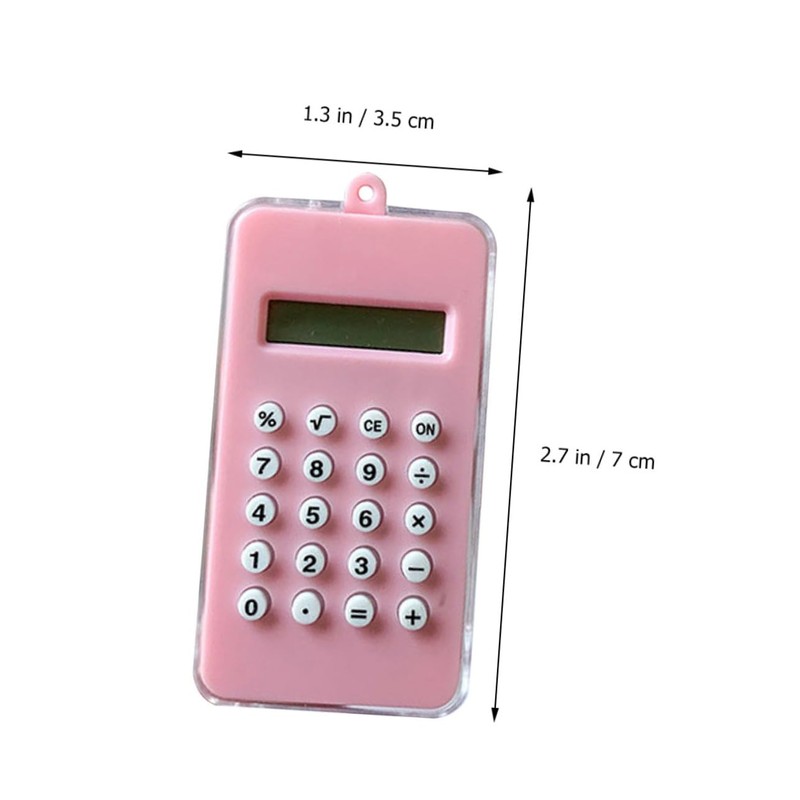 Operitacx 6pcs Maze Pocket Calculator for Students Cartoon Design Portable