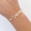 Mama and 2 Baby Elephant Bracelet Mom Birthday Gift Mother