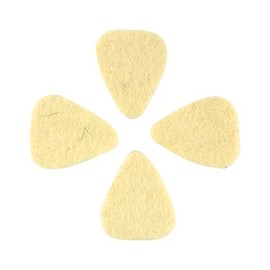 Felt Tones Mini Guitar plectrum,Natural Wool Felt(Pack of 4)