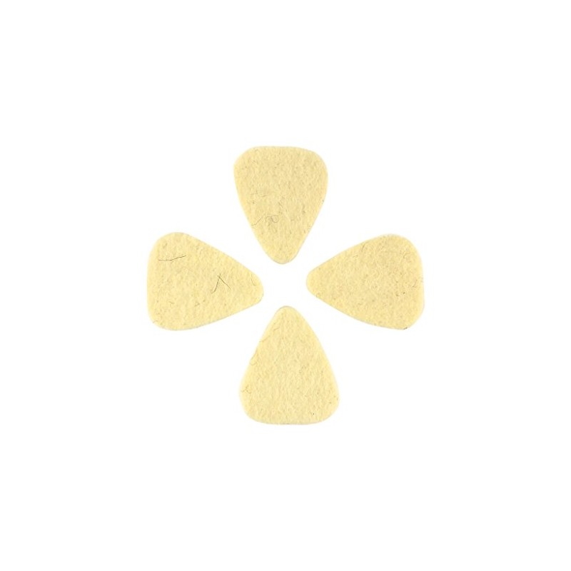 Felt Tones Mini Guitar plectrum,Natural Wool Felt(Pack of 4)