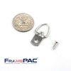 FramePac D Ring Picture Hangers with Screws - 100 Pack