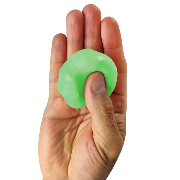 Blue Jay An Elite Healthcare Brand ‘Squeeze 4 Strength’ Hand Therapy Putty - Therapeutic Hand Putty for Fingers - Grip Strength Exercises Putty made of Firm - Medical Putty - Medium, Green, 4 Oz.