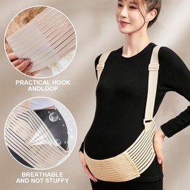 Pregnancy Belly Band Abdominal Belt for Pregnancy Support Waist Back Belly Pregnancy Belt Belly Belt for Pregnancy Belly Belt Pregnancy Relieves Back Pelvis
