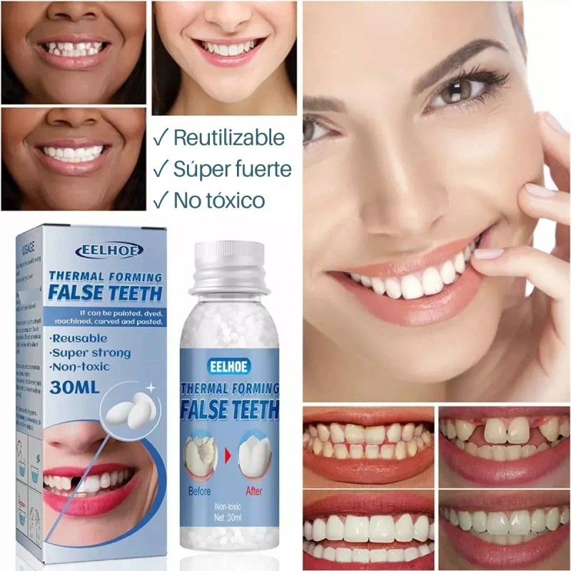 Perlas Reparación Dientes 30ml Granulos Postizos