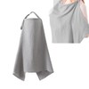 Changyeah Muslin Nursing Cover,A Light Gray Item Item Breastfeeding Cover