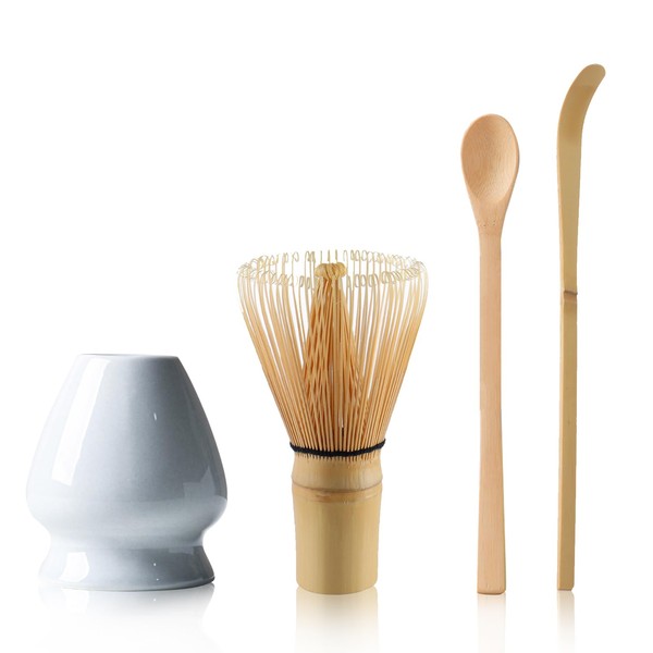 Set of 4 Matcha Tea Set Matcha Whisk and Whisk