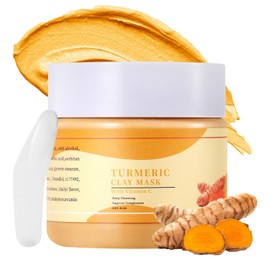 OUPEICHARM Clay Face Mask Turmeric Vitamin C Clay Mask Deep Cleansing Face Mask Skin Care Improve Dull Skin, Skincare Facial Mask for Controlling Oil and Refining Pores