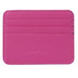 Unbranded Slim Minimalist Front Pocket Wallet,RFID Blocking Credit Card Holder ID Window - Rose Red
