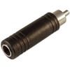 6.35mm 1/4" Mono Female Jack Socket to Single RCA Phono