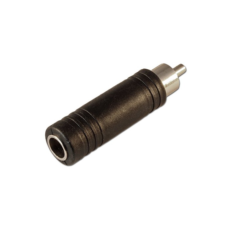 6.35mm 1/4" Mono Female Jack Socket to Single RCA Phono