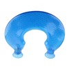 1400ml U Shaped Hot Water Bag Translucent Blue PVC Heating