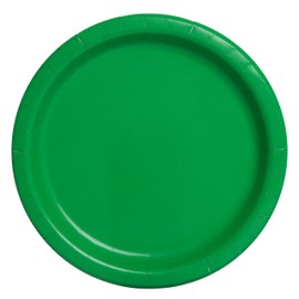 Luxurious Emerald Green Solid Round Dinner Plates - Dazzling 9" (Pack of 16) - Sturdy & Elegant Design - Perfect for Special Occasions