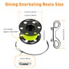 100FT Scuba Diving Reel, Aluminum Alloy Large Scuba Spool Finger