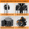 Garage Hooks, Mop and Broom Holder Wall Mounted, Stainless Steel