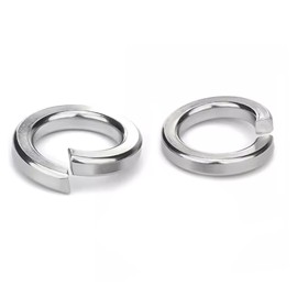 3/8" Split Lock Washer, Stainless Steel Spring Lock Washers 18-8 (304), 50PCS